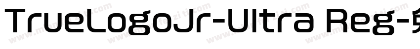 TrueLogoJr-Ultra Reg字体转换